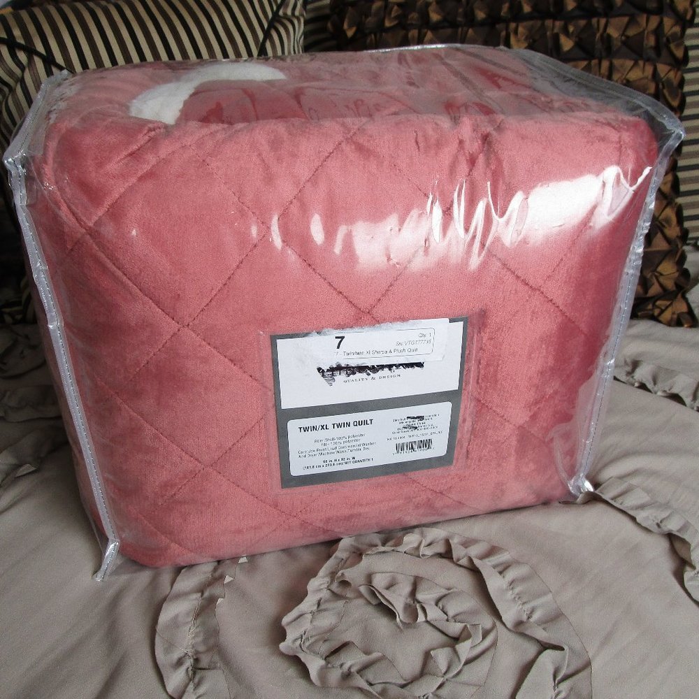 fluffly fleece quilt